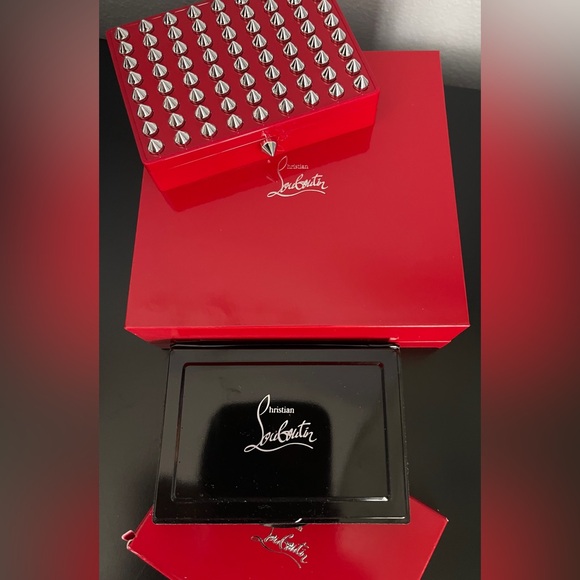 Christian Louboutin NIB 2Pc Abracadabra Gorgeous ReusableSpiked Case&6 Eyeshadow - Picture 12 of 16